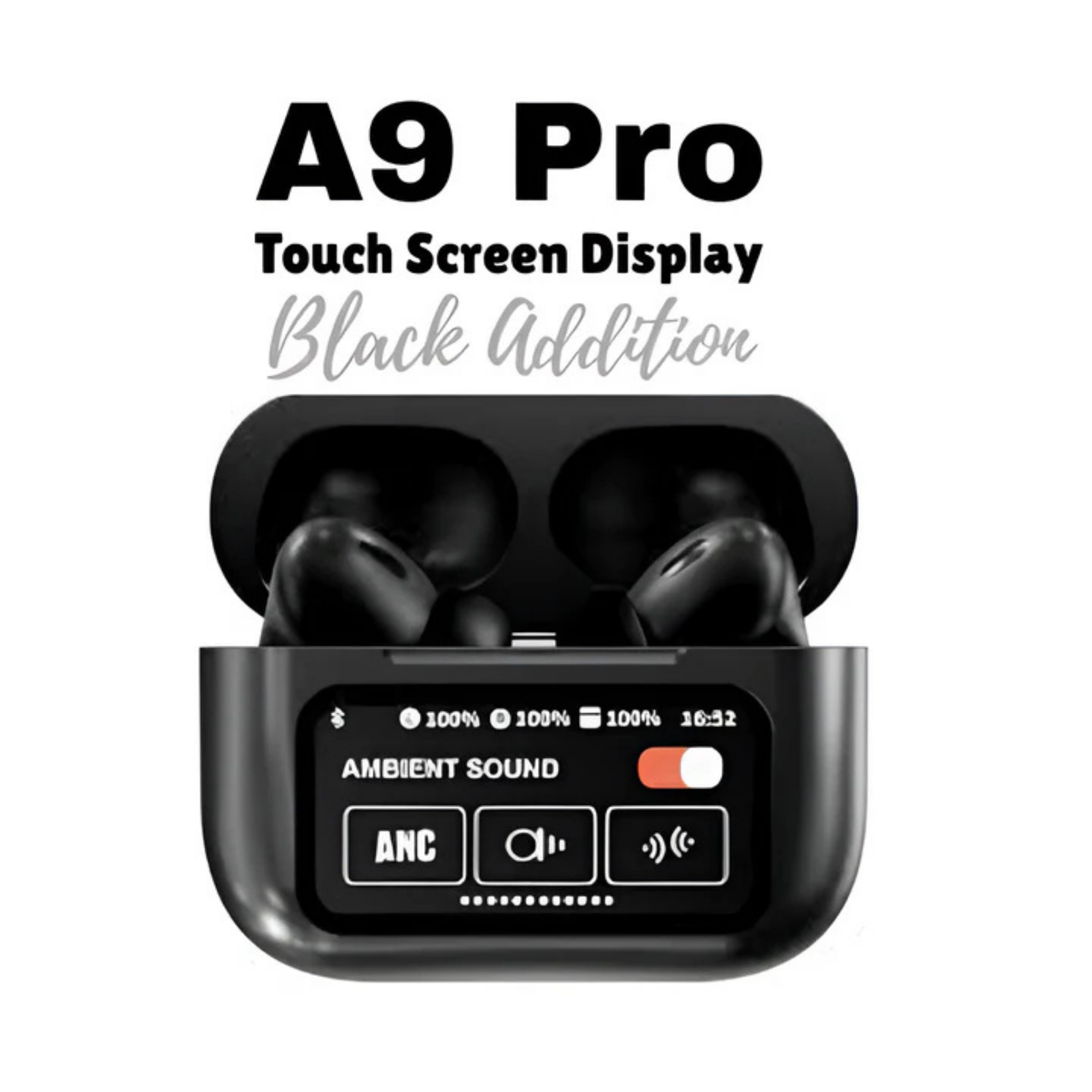 A9 pro Ear Pods (Black)