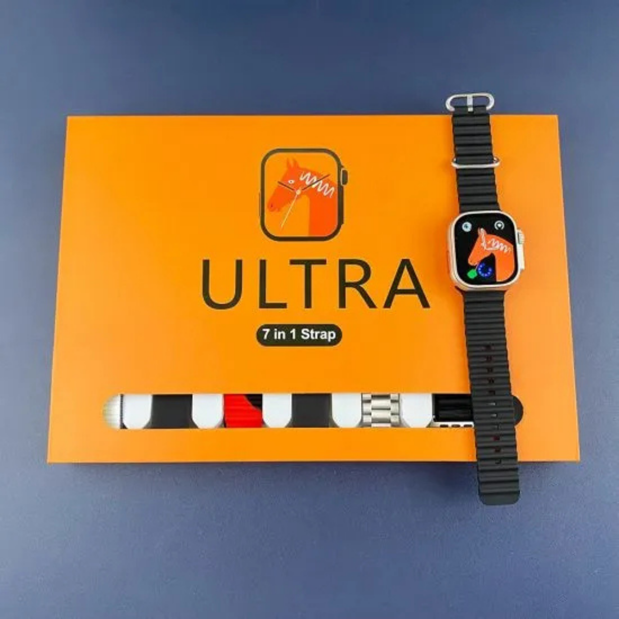 Ultra 7 In 1 Smart Watch (Orange)