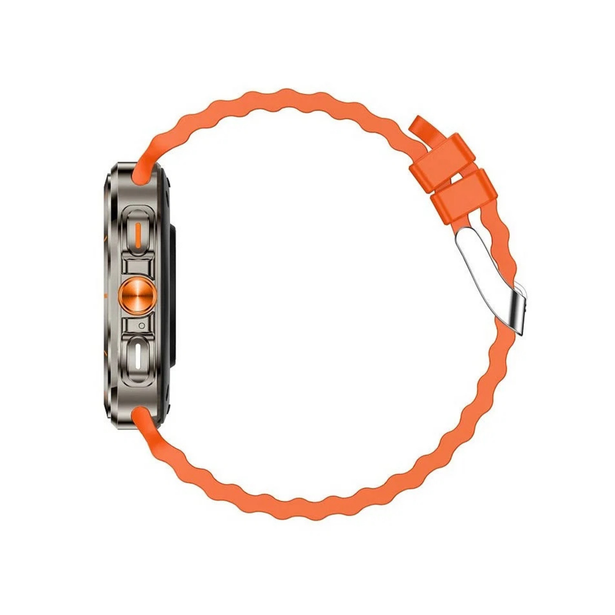 smart ultra watch metal orange